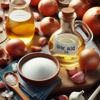 Uric Acid Management with Garlic and Onion